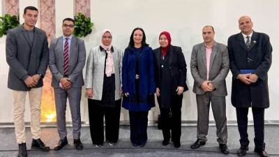 مايا مرسى تتفقد جناح "ديارنا" المشارك في معرض "تراثنا 2024" للحرف اليدوية والتراثية 