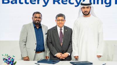 الإعلان عن إطلاق أول مصنع لإعادة تدوير بطاريات الليثيوم في الإمارات