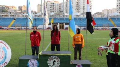 منافسات قوية لشباب ألعاب القوي باستاد الإسكندرية 