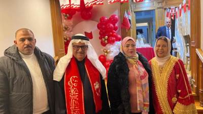 دبلوماسيون وإعلاميون يحتفلون بالعيد الوطني في بيت السفير الذوادي بالقاهرة 