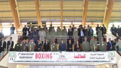 اللواء الصالح يفتتح البطولة العربية العسكرية الثالثة للملاكمة .. بالجزائر 