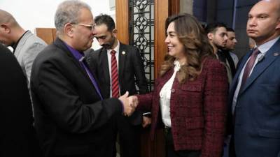 وزيرة التنمية المحلية تشارك في احتفالية الطائفة الإنجيلية بعيد الميلاد المجيد 