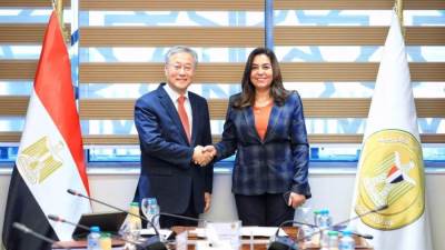 التنمية المحلية تبحث مع سفير كوريا الجنوبية بالقاهرة مجالات التعاون المشترك