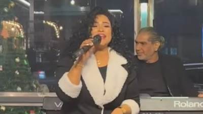 الفنانة إنجي علي تتألق بحفلات وردة الشيخ زايد مع الموسيقار الدكتور محمود صادق