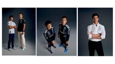 أديداس وفريق مرسيدس-AMG PETRONAS للفورمولا 1 تكشفان عن أول مجموعة ملابس للفريق لعام 2025
