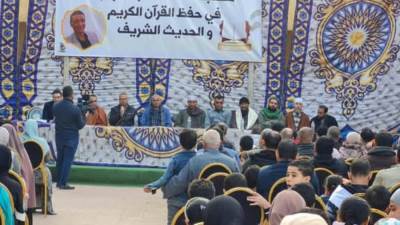 قرية برقطا توزع جوائز فى احتفالية معلم الأجيال عبد التواب علي 