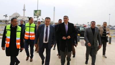 محافظ الجيزة يشهد تنفيذ أول تجربة طوارئ كلية لتعزيز إجراءات السلامة الجوية بمطار سفنكس الدولي 