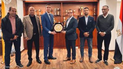 زيارة ناجحة  ل" فوده"  لابطال ألعاب القوى  بمعسكر القرش.. وتعاون مثمر مع النادى الاسماعيلى   