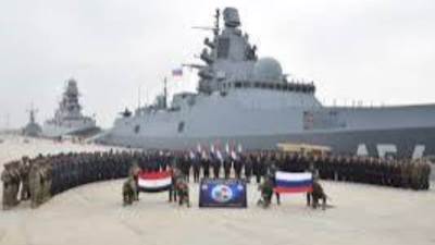 ختام فعاليات التدريب البحرى المشترك المصرى الروسى " جسر الصداقة "