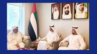 وزير التجارة الخارجية الإماراتي يستقبل بهبهاني