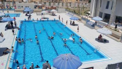 الحداد يعلن افتتاح حمام سباحة نصف أولمبي بمركز التنمية الشبابية والرياضية بأكتوبر الجزيرة "٢"