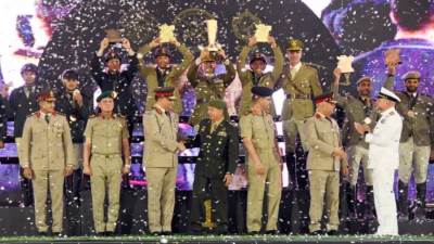 بالفيديو.. ختام فعاليات بطولة العالم العسكرية للفروسية رقم (25) لقفز الحواجز بنادى الفروسية " كيان سيتى "