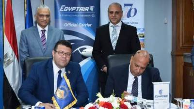 "جامعة الملك سلمان" تتعاون مع مصر للطيران لتقديم خدمات سياحية