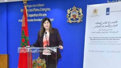 المغرب يعتبر حل الدولتين المفتاح الأساسي لضمان أمن واستقرار المنطقة