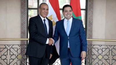 وزير الخارجية يسلم رسالة خطية لنظيره المغربي موجهة من الرئيس السيسي إلى ملك المغرب