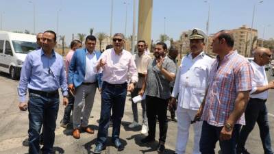 قبل الافتتاح العالمي المرتقب.. جولة ميدانية لمحافظ الجيزة لتفقد محيط المتحف المصري الكبير