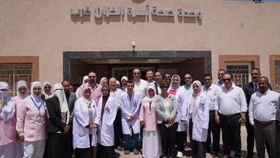 رئيس هيئة الرعاية الصحية يتفقد مركز أورام أسوان ومستشفى أسوان التخصصي والرمد التخصصي