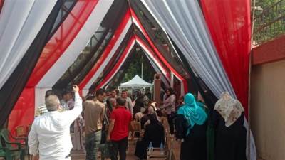 رئيس حي العمرانية يتابع سير العملية الانتخابية