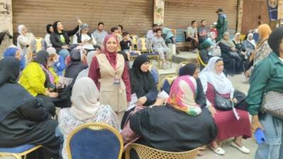 إقبال كثيف للمواطنين للإدلاء بأصواتهم في انتخابات الشيوخ ببولاق الدكرور بالجيزة