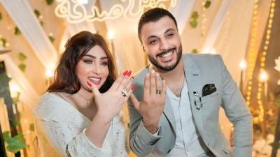 د. أماني الموجي تهنئ ابن أخيها علي خطوبته السعيدة