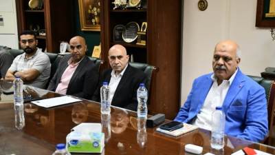 وزير الرياضة ورئيس اللجنة الأولمبية يجتمعان باتحادات رفع الأثقال والمصارعة 