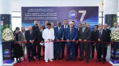 بتشريف سفراء تشاد و روندا .. افتتاح الدورة السابعة من معرض مصر الدولي لتكنولوجيا الإضاءة والليد (LED Expo) 