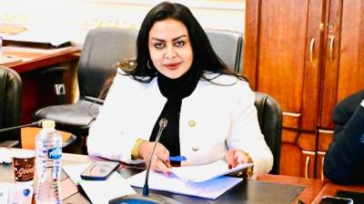 النائبة نيفين حمدي تهنئ الرئيس السيسي والمصريين بذكري المولد النبوي الشريف