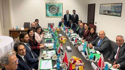 الوزيرة شاهين تلتقي بعثة جامعة الدول العربية والسفراء العرب في روما