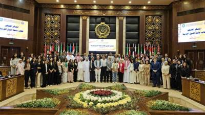 افتتاح متميز لمعسكر شباب الجامعات العربية بالأكاديمية 