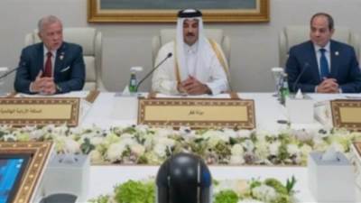 الرئيس السيسي يشارك في مباحثات عربية فرنسية بريطانية حول المستجدات الإقليمية