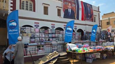 معارض «أهلًا مدارس» تتواصل بمنشأة القناطر برعاية «مستقبل وطن»