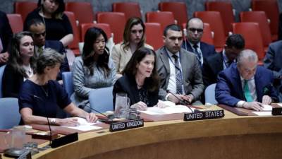 الولايات المتحدة تصوت ضد مشروع قرار بمجلس الأمن لوقف إطلاق النار فى غزة