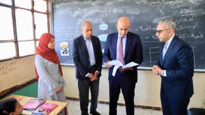 وزير التعليم ومحافظ المنيا يتفقدان عددا من المدارس بقرية تونة الجبل بالمحافظة