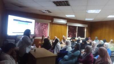 "أيام حافلة بالتدريب والمبادرات الصحية" بمركز تدريب صحة المرأة بالجيزة 