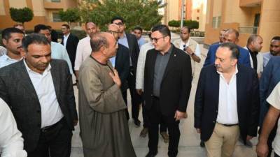 ختام جولتهما بأسيوط.. الشربيني وأبو النصر يتفقدان محطة تنقية المياه والممشى السياحي ومشروع "سكن كل المصريين"