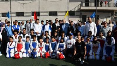 وزير الشباب والرياضة ومحافظ السويس يشهدان لقاءً حواريًا مع القوي الشبابية بمركز سليم الحي للتنمية الشبابية