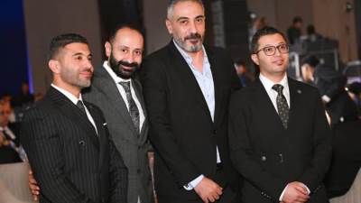 هشام خرما والثنائي "أريوس" الأمريكي يشعلون حفل إطلاق مشروع"نجم" وسط أجواء عالمية