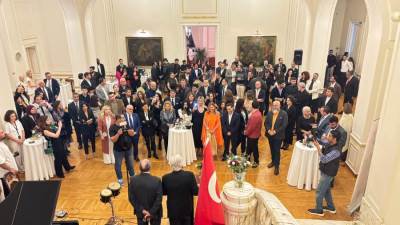 السفاره التركيه تقيم حفل استقبال على شرف الوفد المشارك في مهرجان القاهرة السينمائي