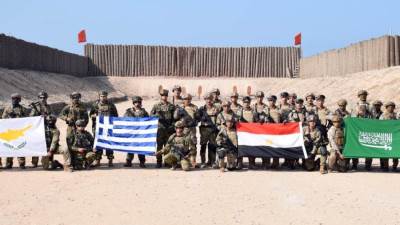 إستمرار فعاليات التدريب المشترك "ميدوزا -14" بجمهورية مصر العربية