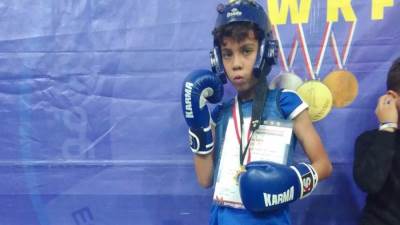 ياسين حازم يحصد الميدالية الذهبية في بطولة الكونغ فو ساندا باستاد القاهرة