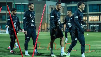 منتخب مصر الأول يواصل تدريباته بمركز المنتخبات الوطنية استعدادا لأمم أفريقيا