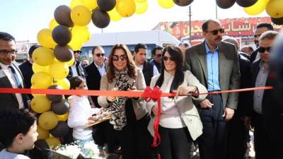 وزيرا التخطيط والتنمية المحلية ومحافظ سوهاج يتفقدون ممشى كورنيش النيل ويفتتحون حديقة مدينة ناصر العامة