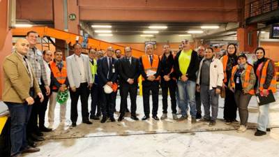 تجربة طوارئ بمنطقة مناولة الأمتعة (BHS) في مبنى الركاب رقم (3) بمطار القاهرة الدولي