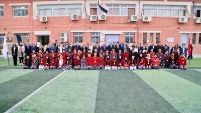 وزيرا التعليم العالي والتربية والتعليم يستقبلان وزير التعليم الياباني بمعهد الكوزن المصري الياباني بالعاشر من رمضان