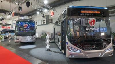 جيوشي تستعرض قدرات الصناعة المصرية في معرض "شمال إفريقيا الدولي للنقل" بمدينة بنغازي الليبية