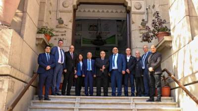 وفد رسمي من نقابة أطباء لبنان طرابلس يزور مقر اتحاد الأطباء العرب بالقاهرة.. ويؤكد: نعتز بعضويتنا الفاعلة بالاتحاد