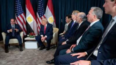 الرئيس السيسى يهنئ ترامب بـ عام ناجح من الإنجازات