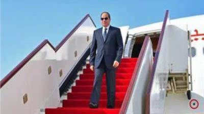 الرئيس السيسي يعود إلى أرض الوطن بعد مشاركته فى منتدى دافوس الاقتصادي