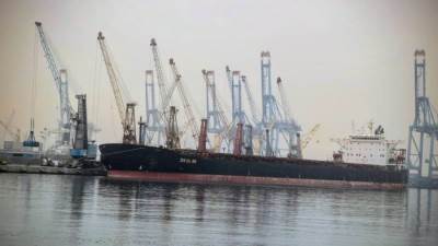 ميناء دمياط يستقبل أكبر حمولة بضائع عامة في تاريخه