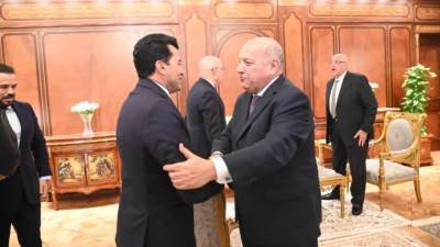 وزير الشباب والرياضة يهنئ رئيس مجلس النواب ويبحث التعاون المشترك بحضور رئيس لجنة الشباب والرياضة